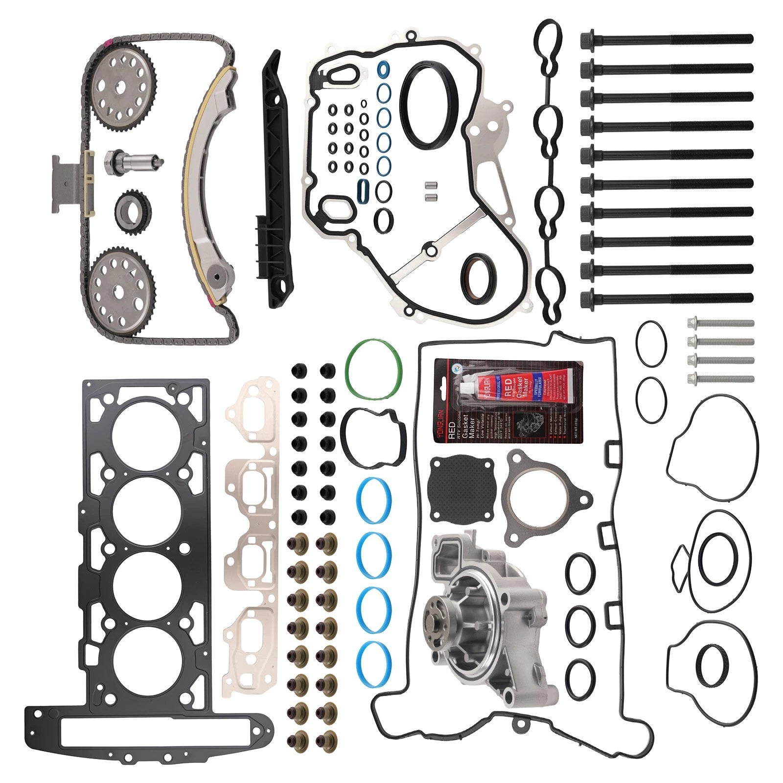 Complete Timing Chain Kit with Head Gasket Set for Chevrolet HHR (2007–2008)