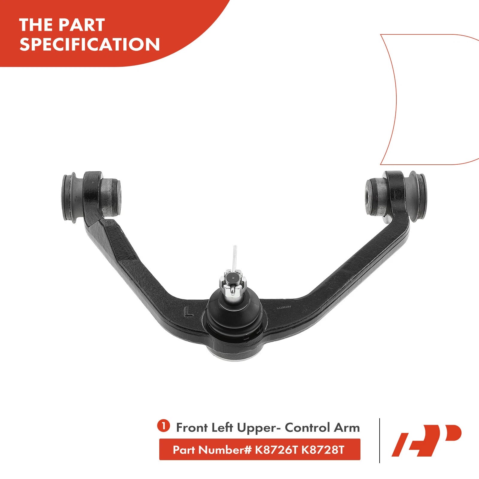 2X Front Upper Control Arm with Ball Joint for Ford F-250 F-150 (1997–1999)