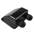 Black Double Wire Cable Entry Gland Box for Solar Panel RV Caravan