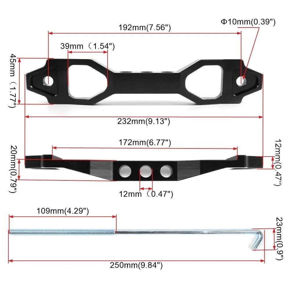 Heavy Duty Battery Hold Down Bracket for Automotive Applications