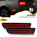 2X LED Rear Bumper Side Marker Lights for Ford Mustang (2005–2009)
