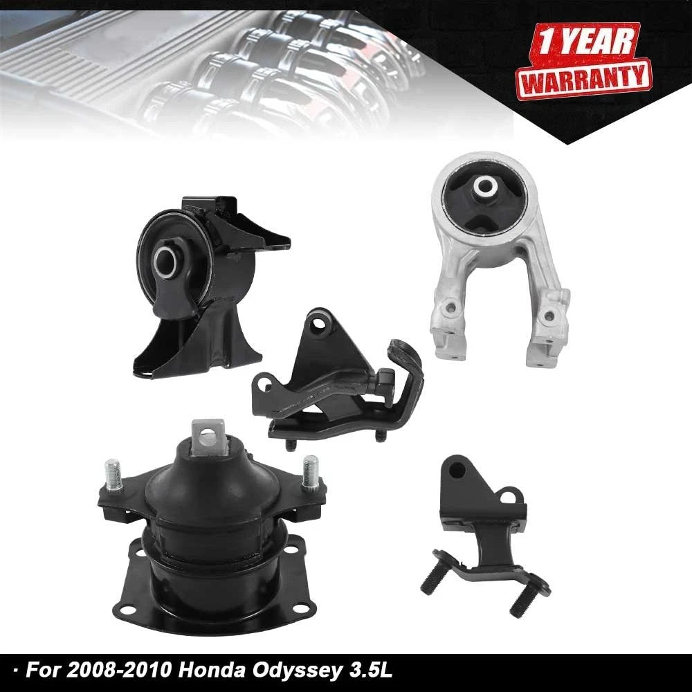 Set of 5 Motor Mounts for Honda 3.5L VTEC (2008–2010)