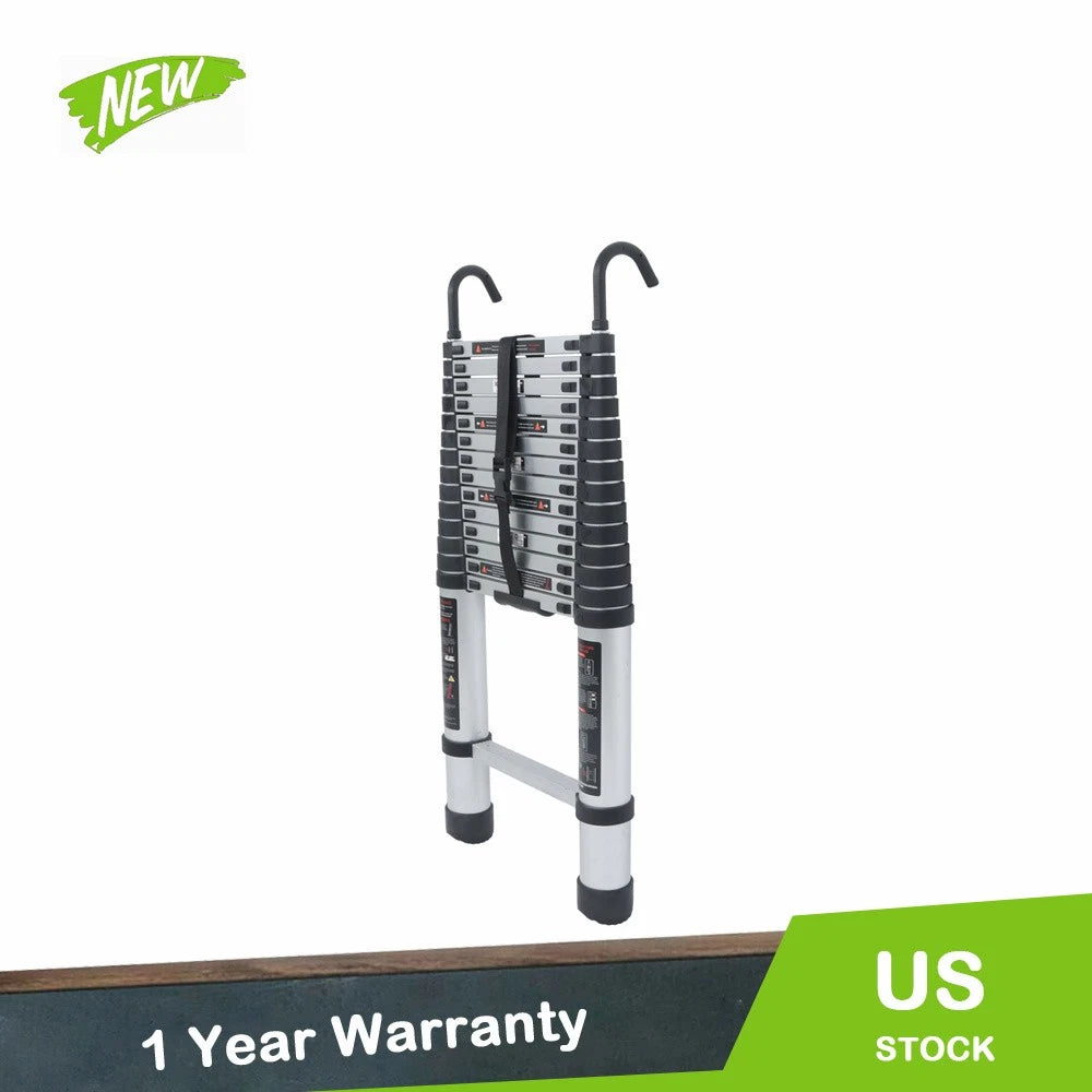 Telescoping Aluminum Ladder 14.5FT for Automotive Use