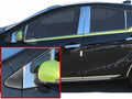 10pc. Luxury FX Stainless Steel Pillar Post Trim for 2012-2019 Toyota Prius C