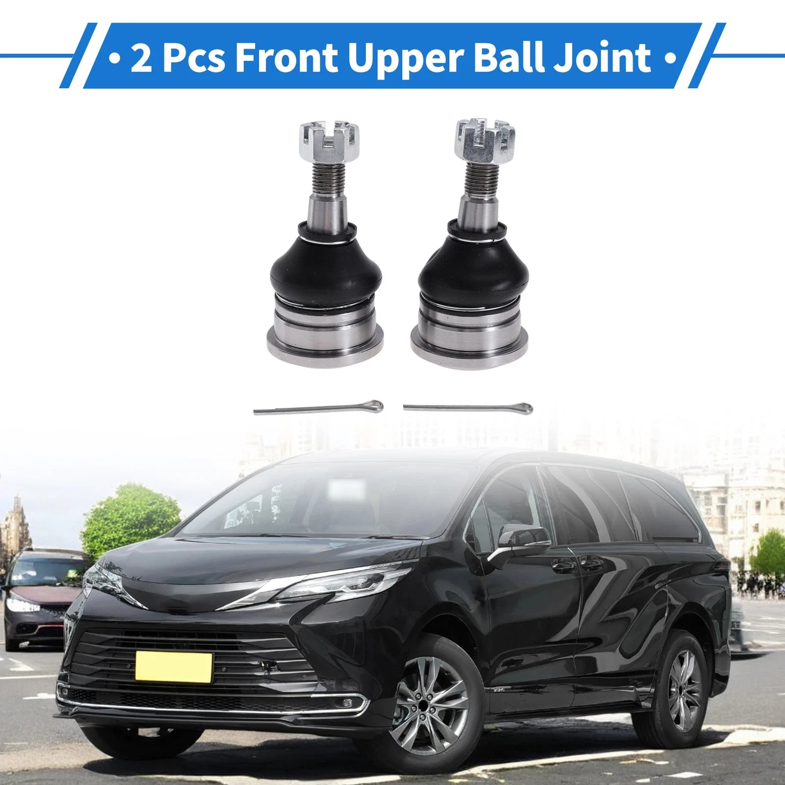 2X Front Upper Ball Joints for Toyota Tacoma (1995–1997) No.K90255/RK90255