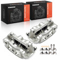 Pair Front Brake Calipers with Brackets for Ford F-150 Expedition (1997–2021)