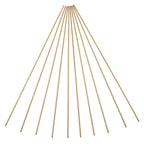 10pcs Gold Brass Rod Wires Electrodes for Welding Repair (10 Inches)