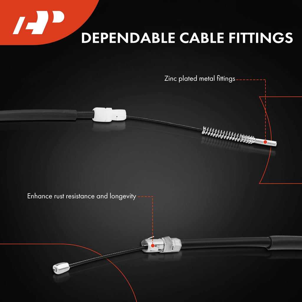2Pcs Rear Parking Brake Cable for Ford F-150