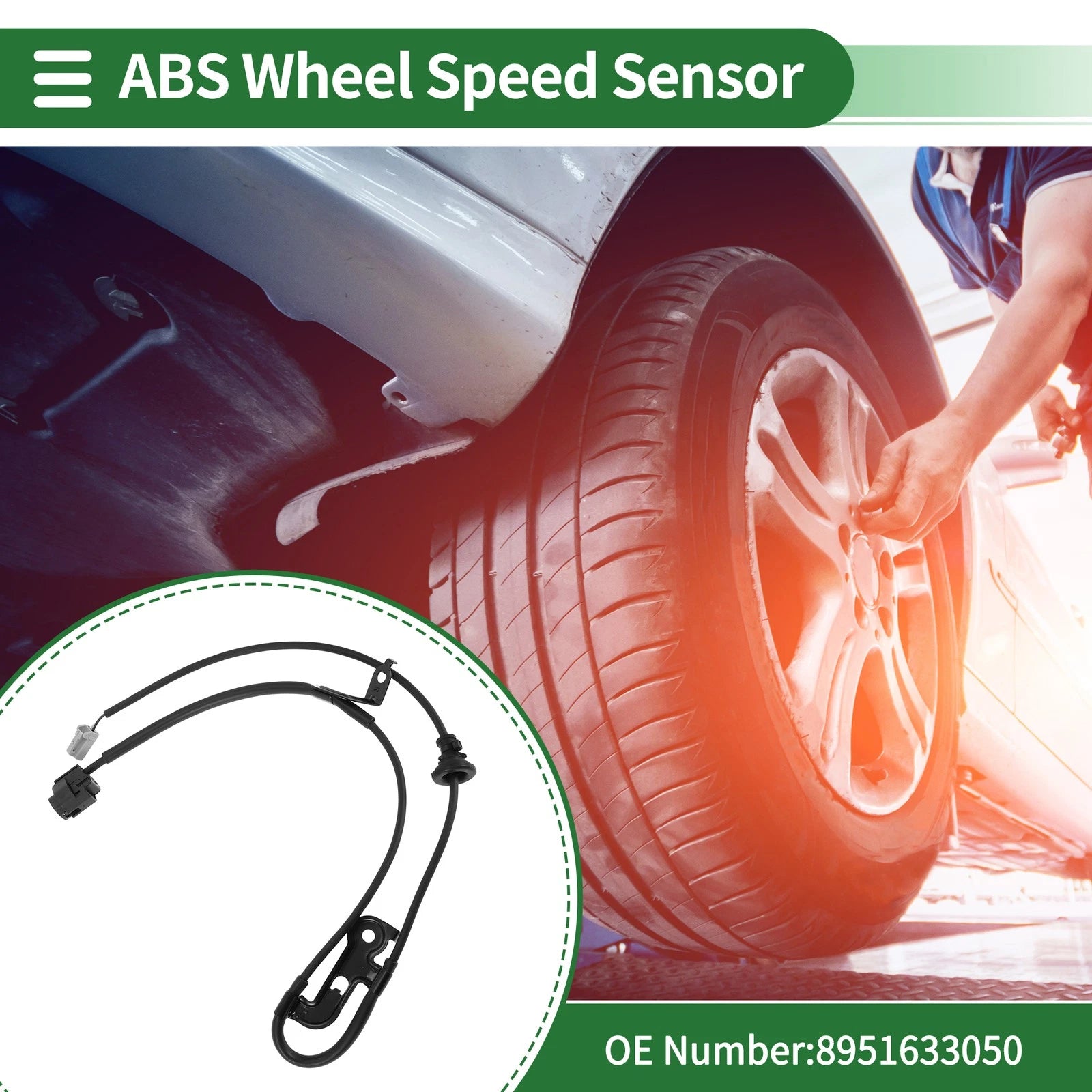 ABS Wheel Speed Sensor No. 8951633050 for Toyota Camry Avalon (2018–2023)