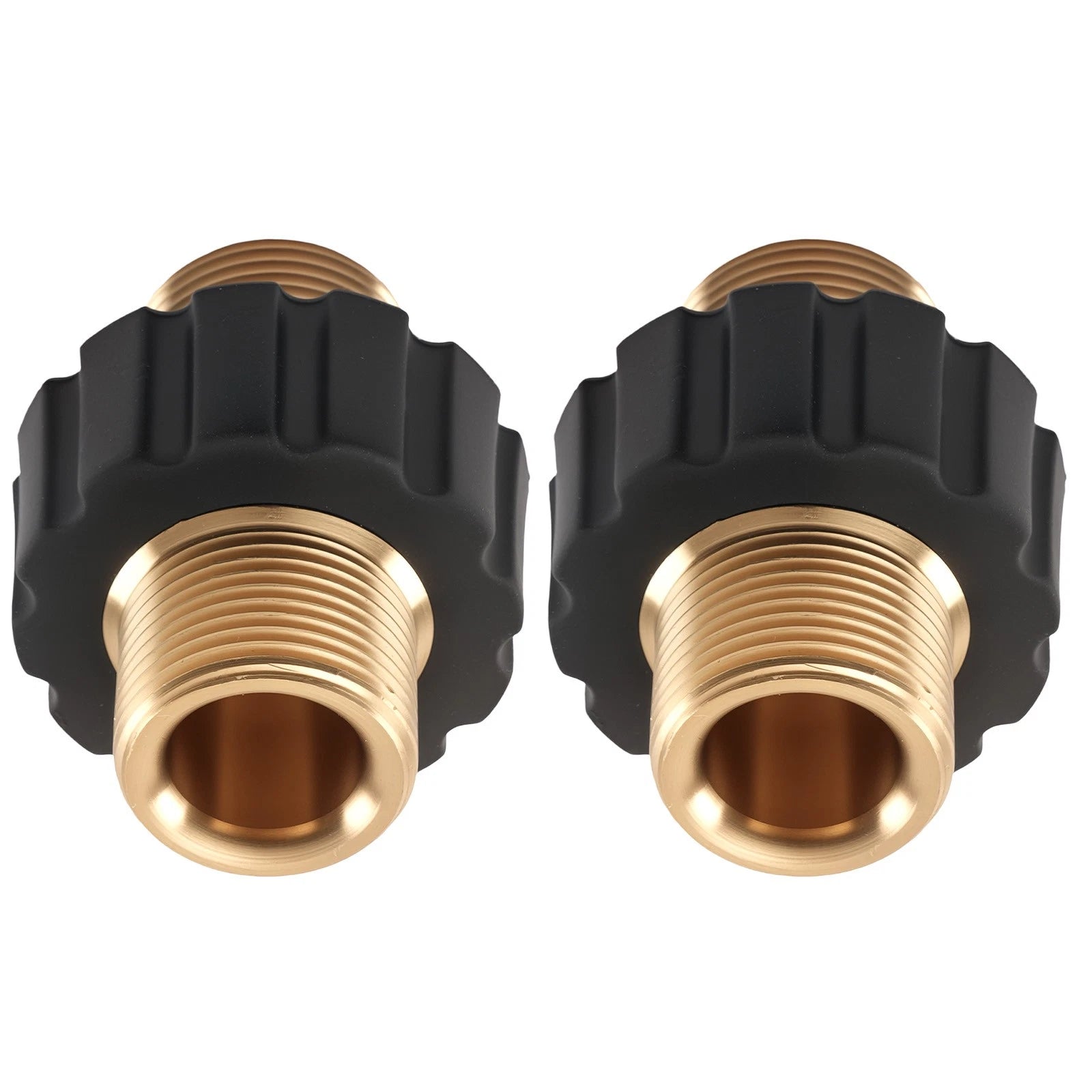Brass Pressure Washer Fitting for M22 14mm Male Thread Hose Adapter (2PCS)