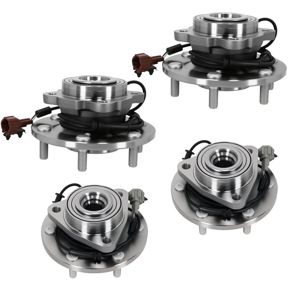 Front Left Wheel Bearing Hub Set for Infiniti QX56 Nissan Armada (2004-2007)