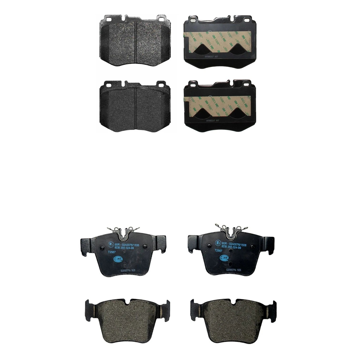Disc Brake Pads Kit for Benz X253 GLC300 (2016–2023)