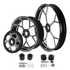 Set of 2 Wheel Rims Hubs for Harley Road Glide (1997–2008)