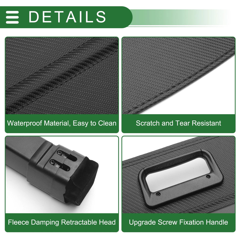 Retractable Cargo Cover for Mazda CX-70 (2024–2025) Black Carbon Fiber