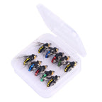 10pcs Trout Flies Lures Imitation Insects for Freshwater Fishing