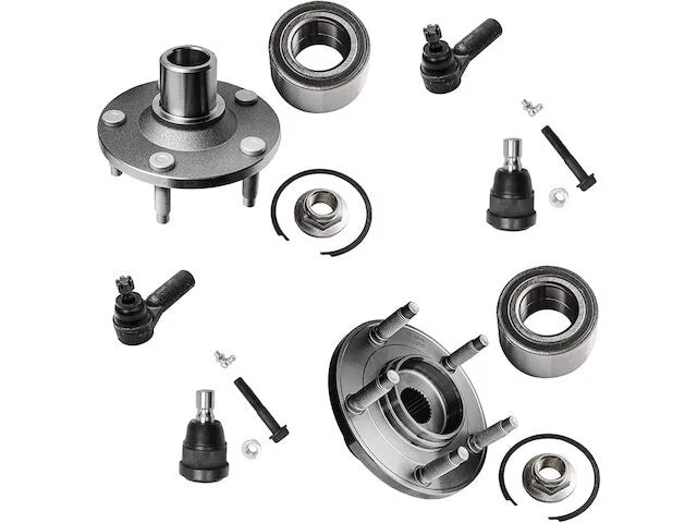 Front Wheel Hub Ball Joint Tie Rod End Kit for Mazda Tribute (2001–2007)