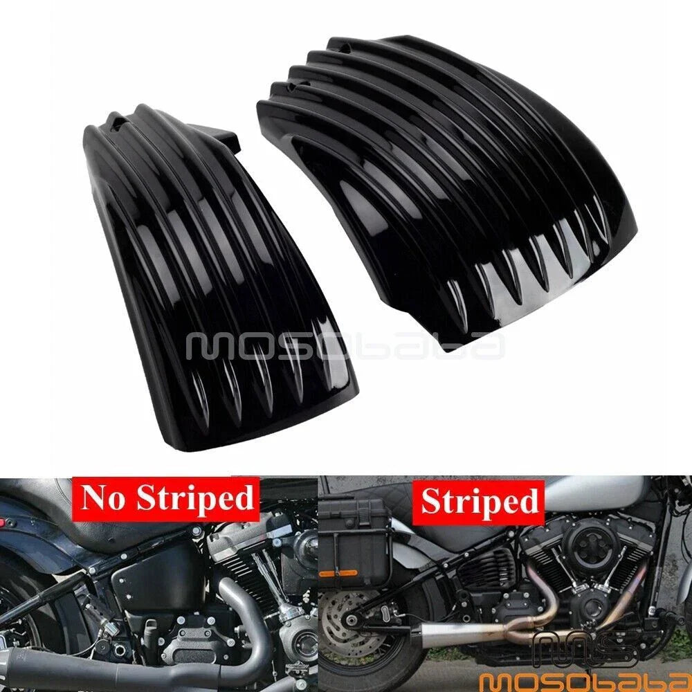 Battery Side Covers for Harley Softail Heritage Classic FLHC Street Bob FXBB (2018)