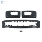 Front Bumper with Fog Light Hole for Ford F150 (2015–2017) Black Steel