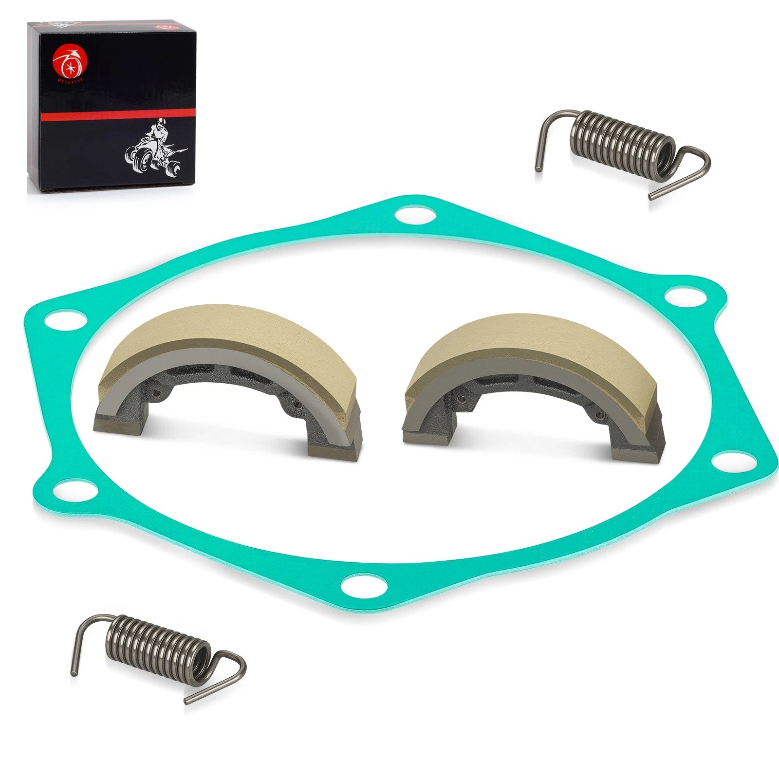 Brake Shoes with Springs & Gasket for John Deere 650 670 CH15066 CH20140