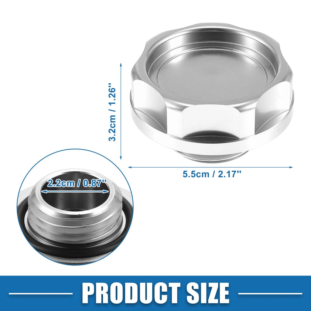Oil Filler Cap for Honda (Engine Modified, Silver Tone)
