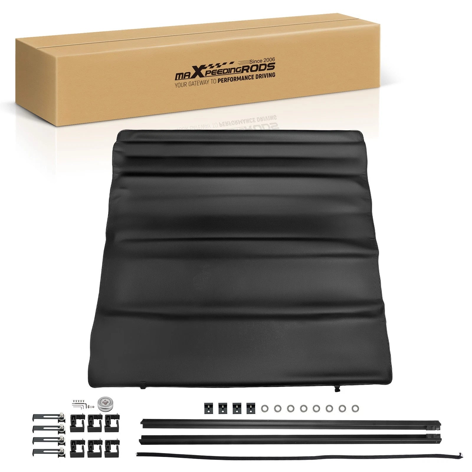 6.5' Roll Up Soft Tonneau Cover for Toyota Tundra (2007–2021) Dustproof Vinyl