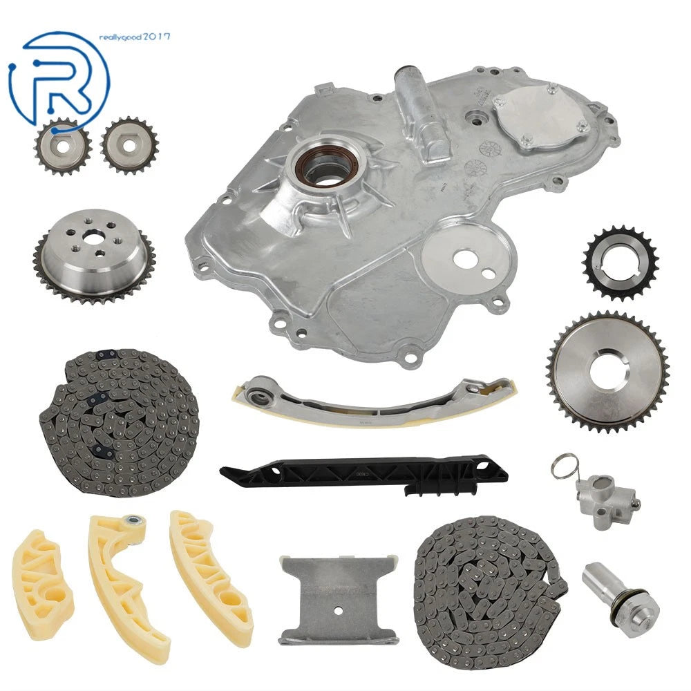 Timing Chain Kit + Oil Pump for Chevrolet Malibu Equinox GMC Pontiac 2.0-2.4