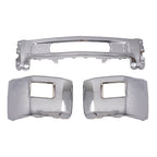 Steel Chrome Front Bumper for Chevy Silverado 2500 (2015–2019) w/ Fog Light Hole