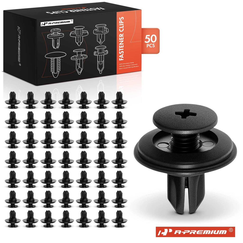 50x Nylon Bumper & Fascia Screw-Type Retainer Clips for Nissan