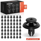 50x Nylon Bumper & Fascia Screw-Type Retainer Clips for Nissan