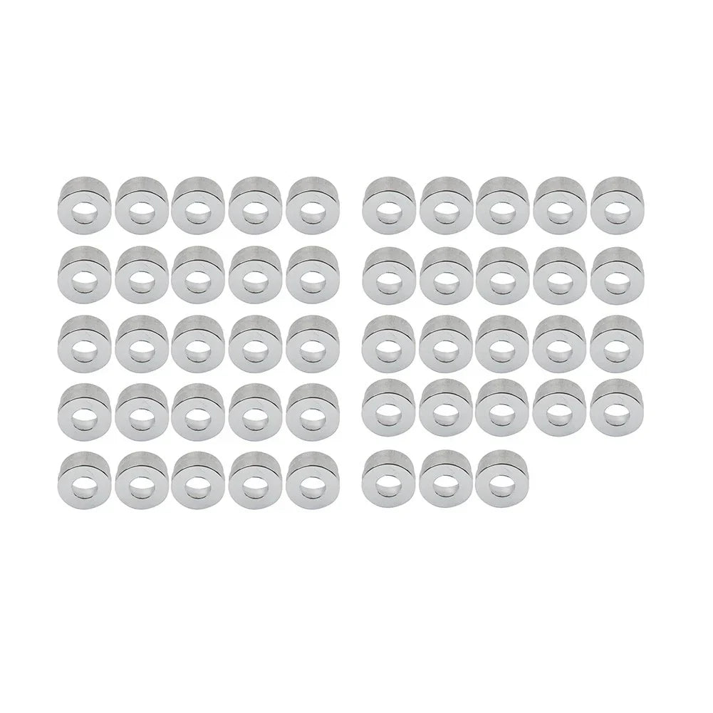 48X Chrome Engine Bolt Topper Caps for Harley Twin Cam Touring Dyna