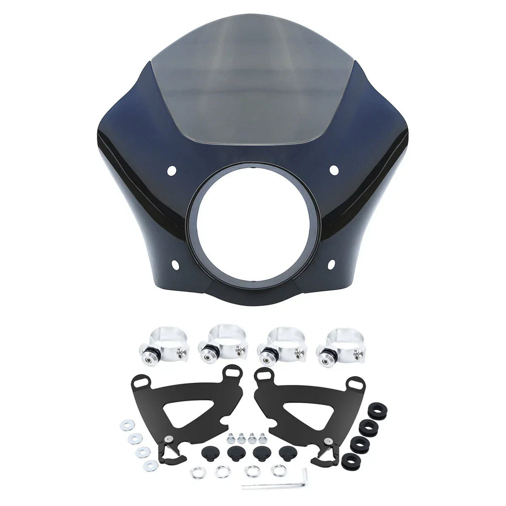 49mm Front Headlight Fairing for Harley Low Rider, Super Glide