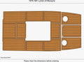 EVA Pad for Lyman 24 Biscayne (1981) - Teak Flooring Mat