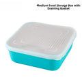 Solid Polymer Bait Box for Live Bait Storage (Square Format)