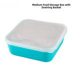 Solid Polymer Bait Box for Live Bait Storage (Square Format)