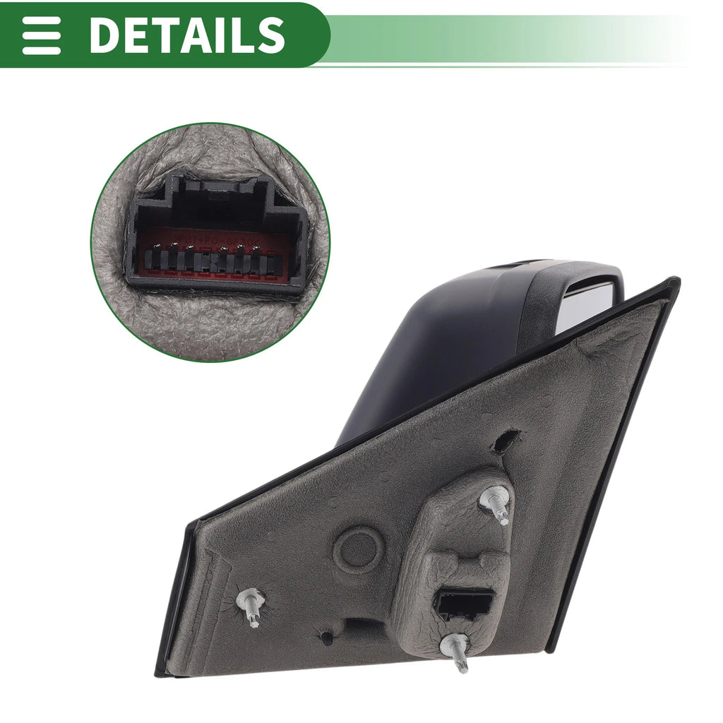 6 Pins Right Driver Side Door Mirror for Ford Edge (2008–2010)