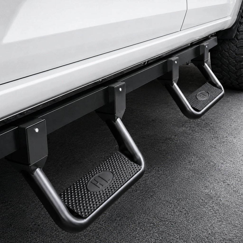 2Pcs Aluminum Side Steps Nerf Bar for Chevy GMC Pickup Truck SUV (Universal)