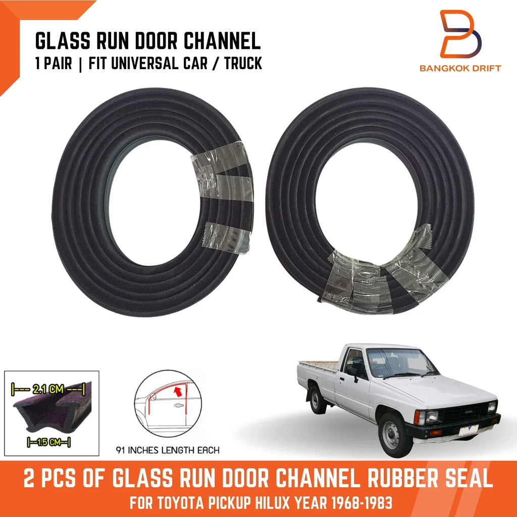 Glass Run Door Channel Rubber Seal for Toyota Hilux Ute (68-83)