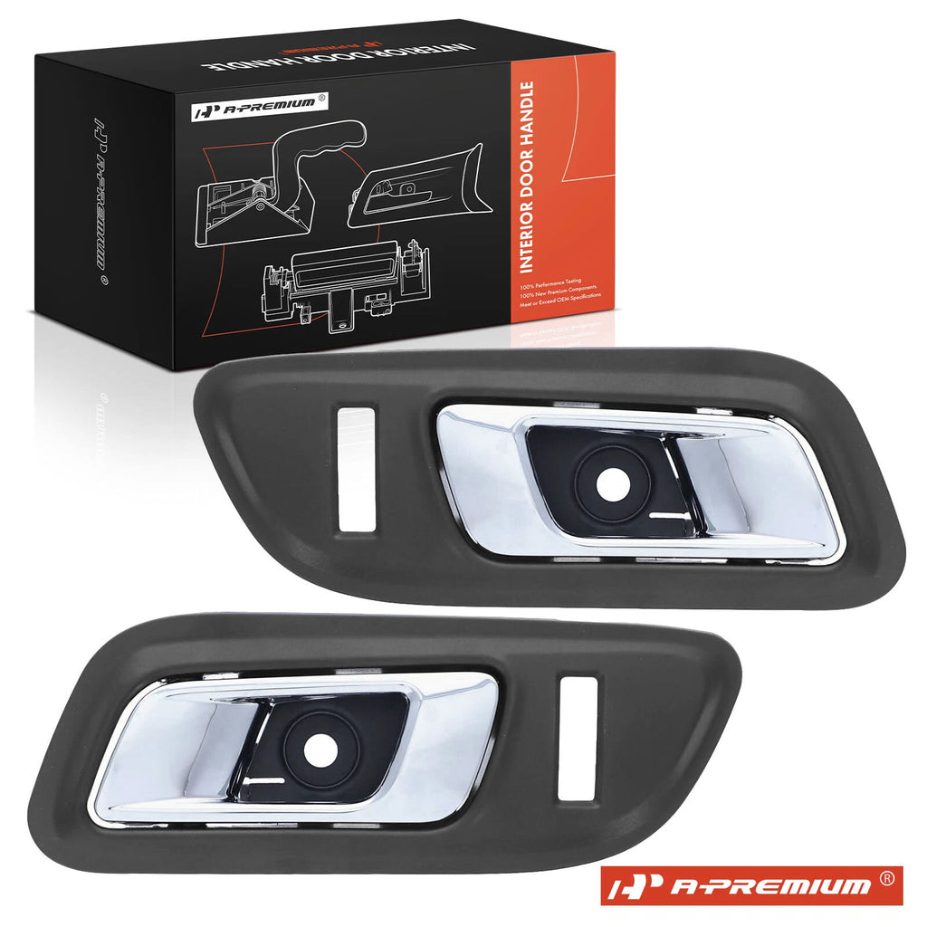 2X Front Chrome Interior Door Handle for Ford Taurus (2010–2012)