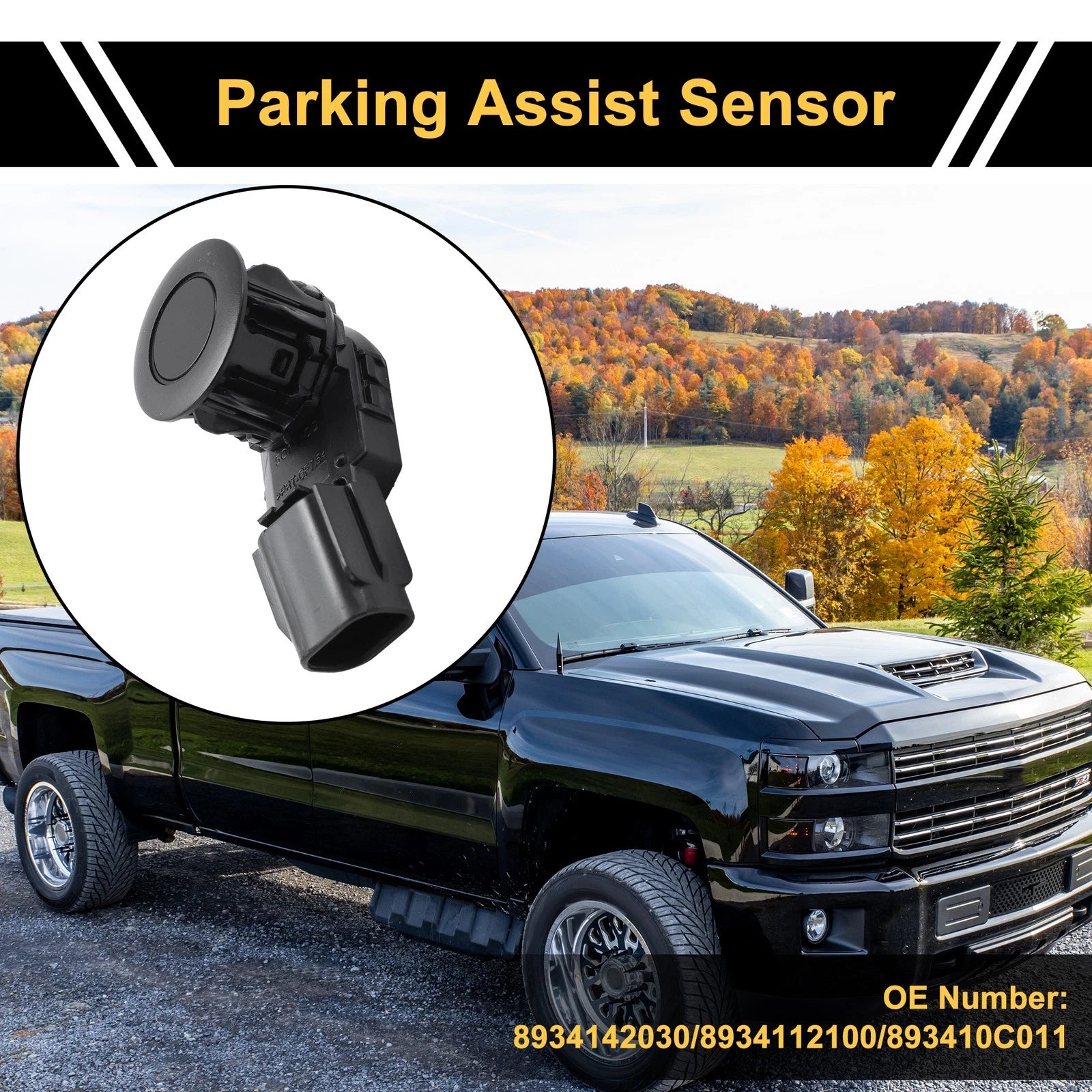 Set of 4 Bumper Reverse Backup Parking Sensors for Toyota Tundra (2014–2021) No. 8934142030