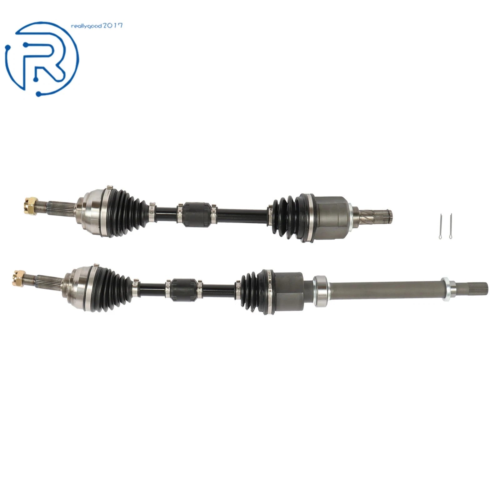 Set of 2 CV Axle Shafts Assembly for Nissan Versa (2009–2012)