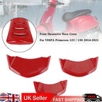 Front Decorative Horn Cover for Vespa Sprint Primavera 125/150 (2014–2021) Red T9