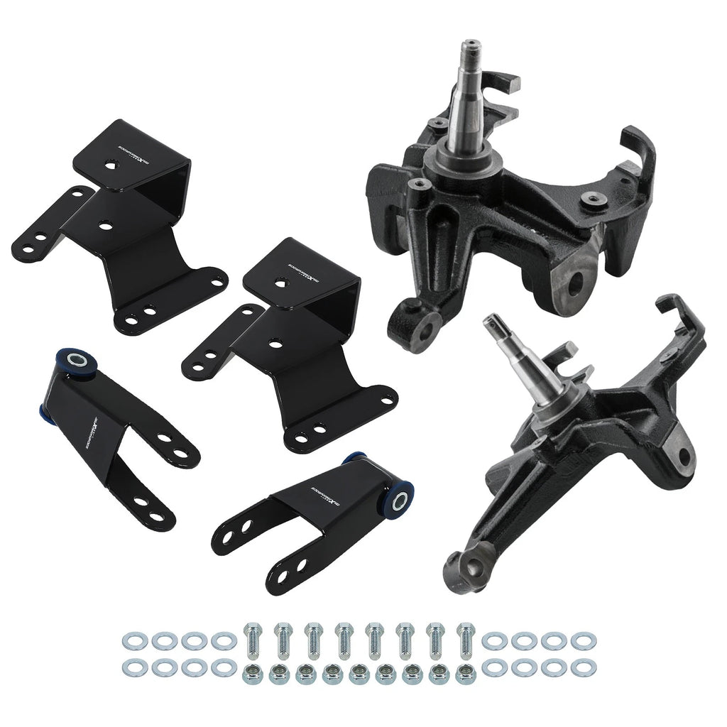 3"/4" Drop Lowering Kit for Chevy C10/GMC Pickup (1973–1987)