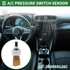 A/C Pressure Switch Sensor for Volkswagen Phaeton (2004–2006) 3D0959126C