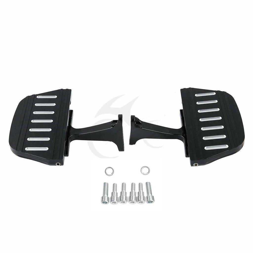Rear Passenger Floorboards & Highway Foot Pegs for Harley Street Glide (93-25)