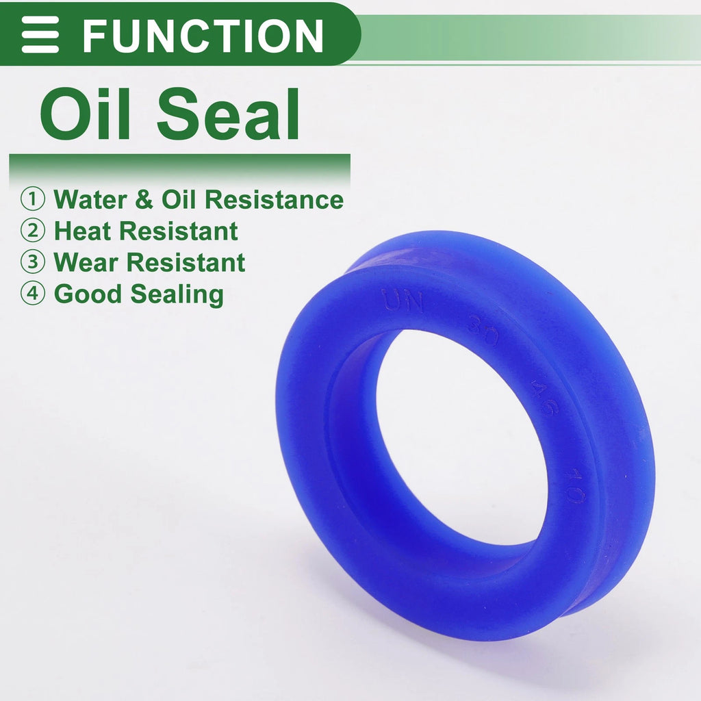 Set of 5 Oil Seal Ring 30x46x10mm for Rotary Shaft (High Pressure)
