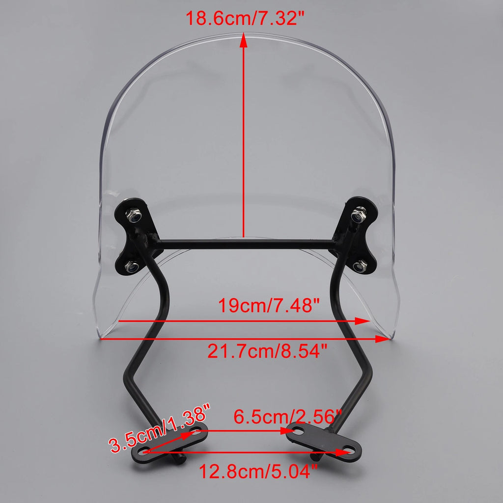 Windshield Windscreen for BMW R nineT Scrambler (2014–2024) Clear