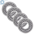 Set of 4 Front Wheel Hub Bearings for Club Car Precedent (2004–Present)