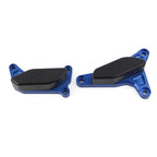 CNC Blue Engine Case Slider Protector Cover for Yamaha FZ1 FZ8 (2006–2016)