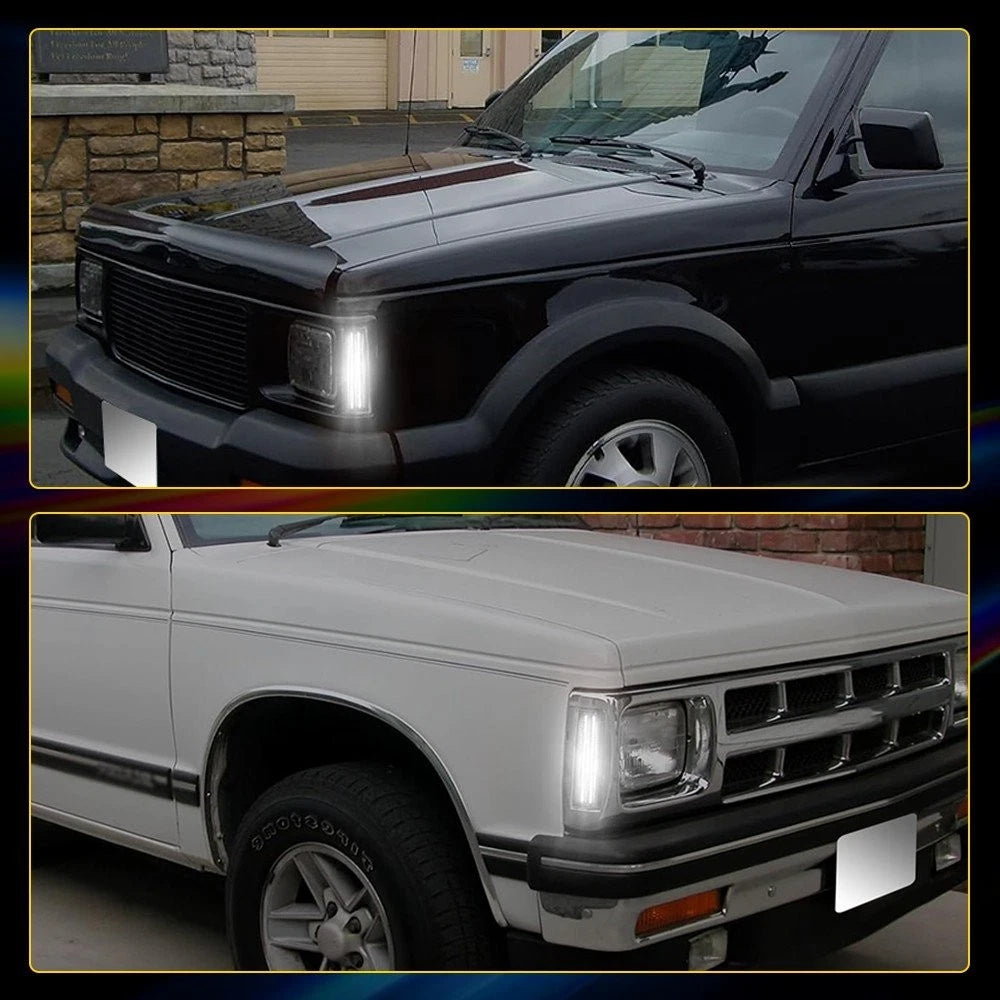 2X Smoked Lens Side Corner Marker Lights for Chevy S10 GMC Jimmy S15 (1994–2004)