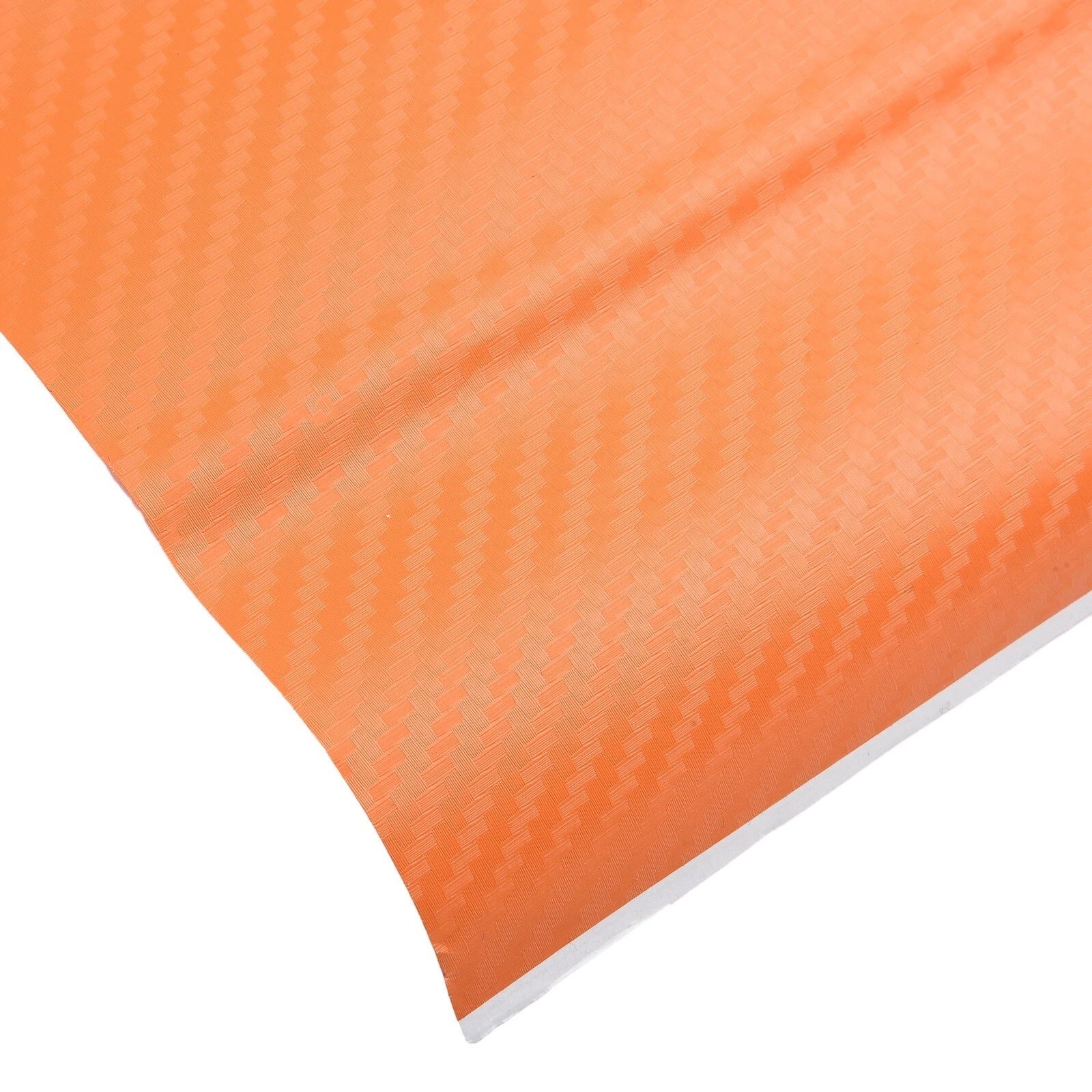 Beautiful Orange Carbon Fiber Vinyl Wrap Sticker for Car Interiors